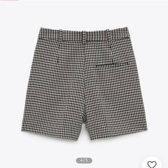 Zara houndstooth shorts - Picture 4 of 4